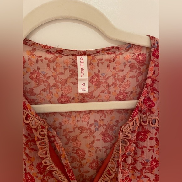 Floral long light dress size XS - Picture 4 of 4